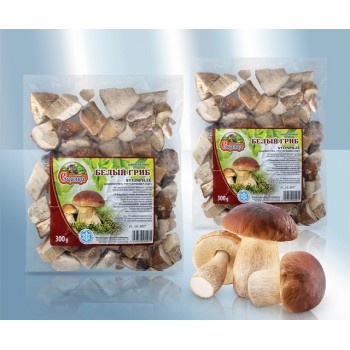 Гриб белый, нарезанный, замороженный, 300г